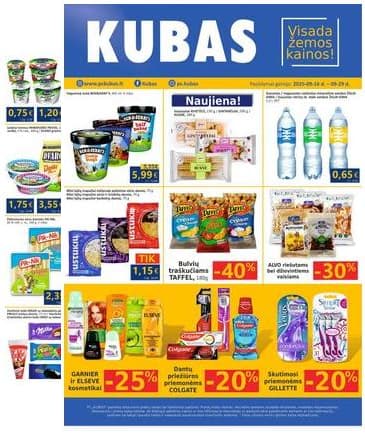KUBAS - KUBAS akcijų leidinys 2025-09-16 – 2025-09-29
