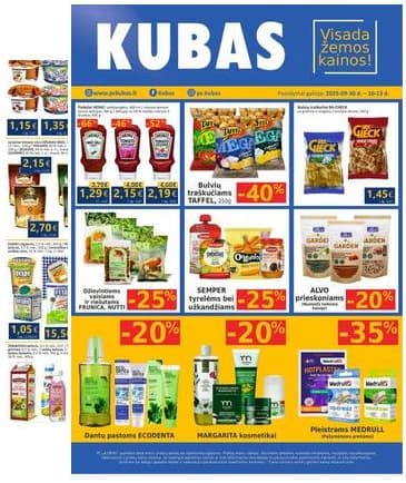 KUBAS - KUBAS akcijų leidinys |  | 2025-09-30 - 2025-10-13 2025-09-30 – 2025-10-13