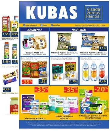 KUBAS - KUBAS akcijų leidinys | 2025-10-28 - 2025-11-10 2025-10-28 – 2025-11-10