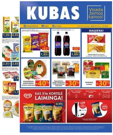 KUBAS - KUBAS akcijų leidinys 2025-11-11 – 2025-11-24