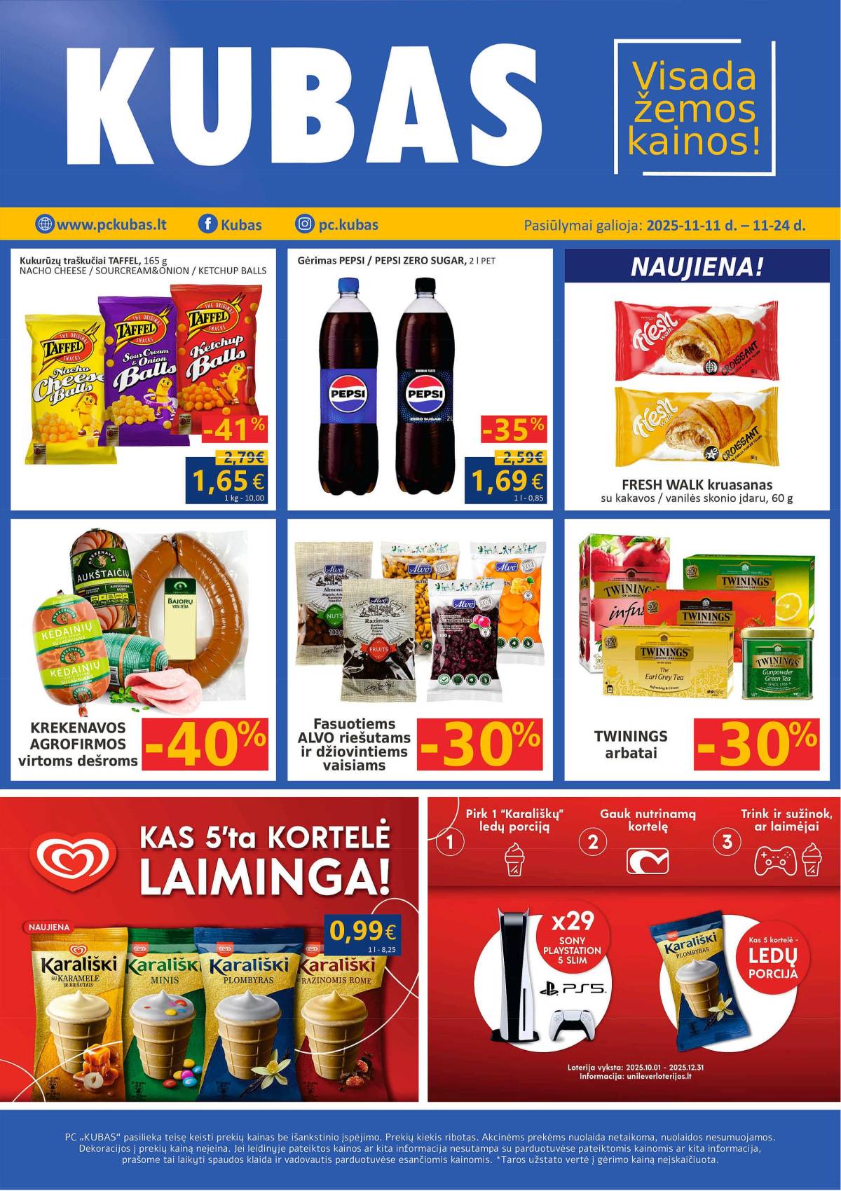 KUBAS - KUBAS akcijų leidinys 1 puslapis