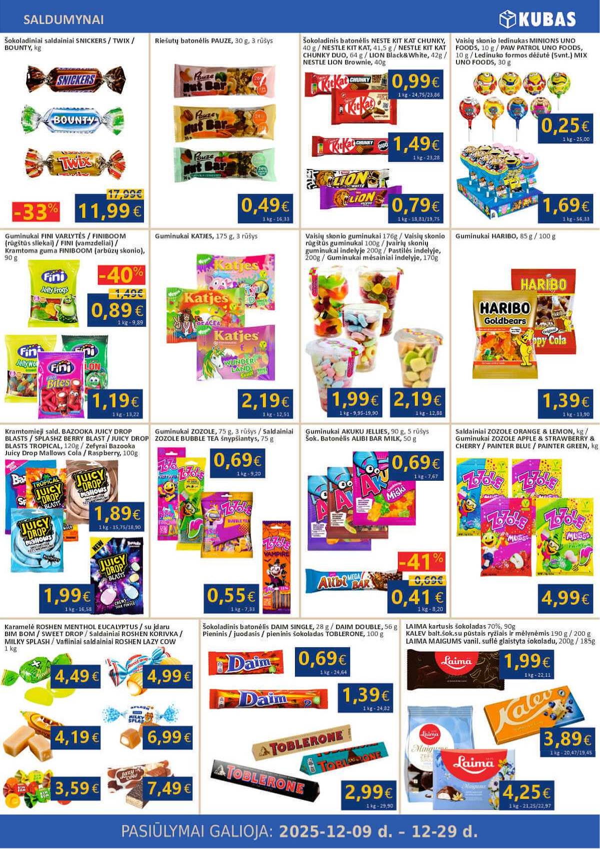 KUBAS - KUBAS akcijų leidinys 12 puslapis