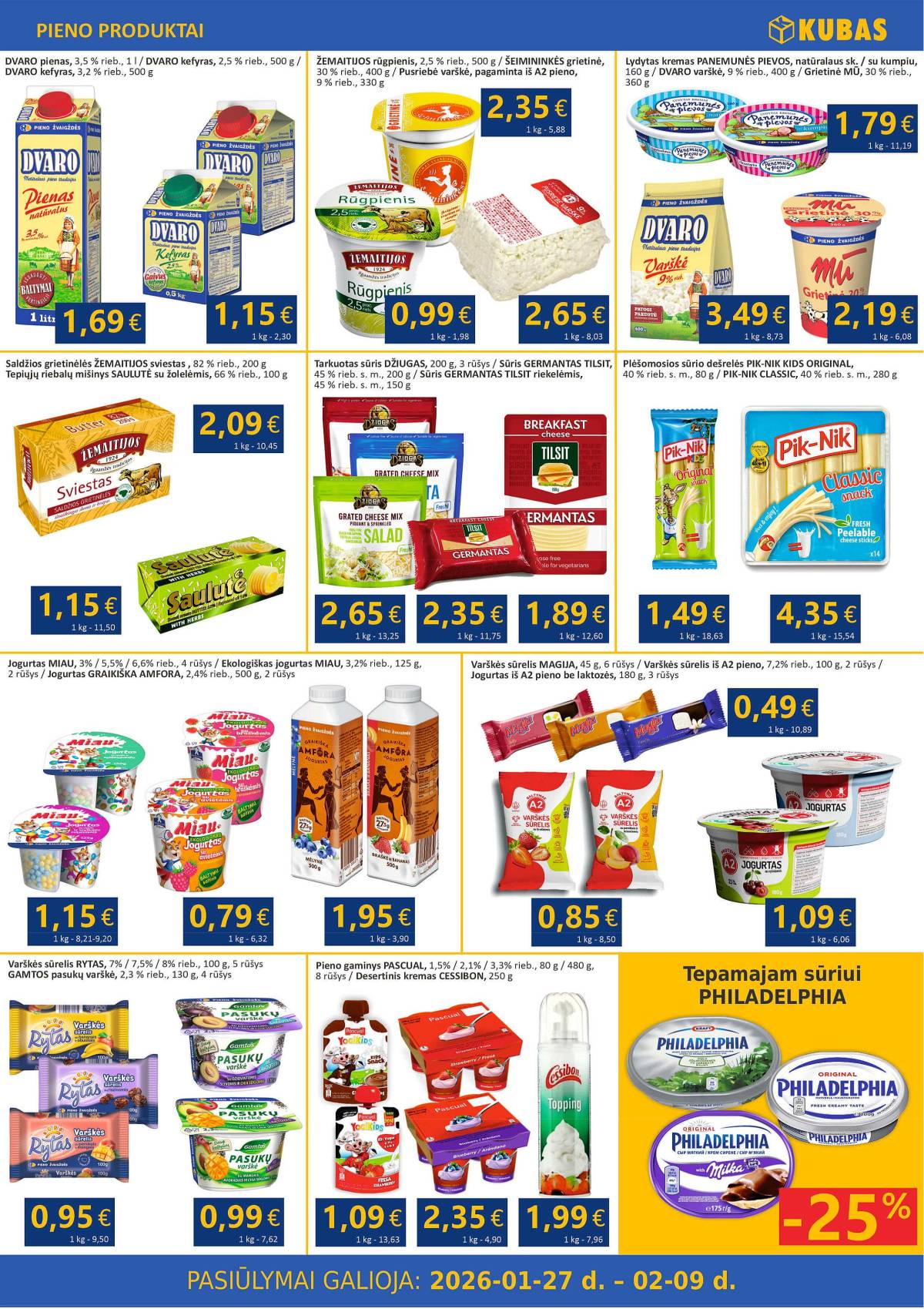 KUBAS - KUBAS akcijų leidinys 2 puslapis