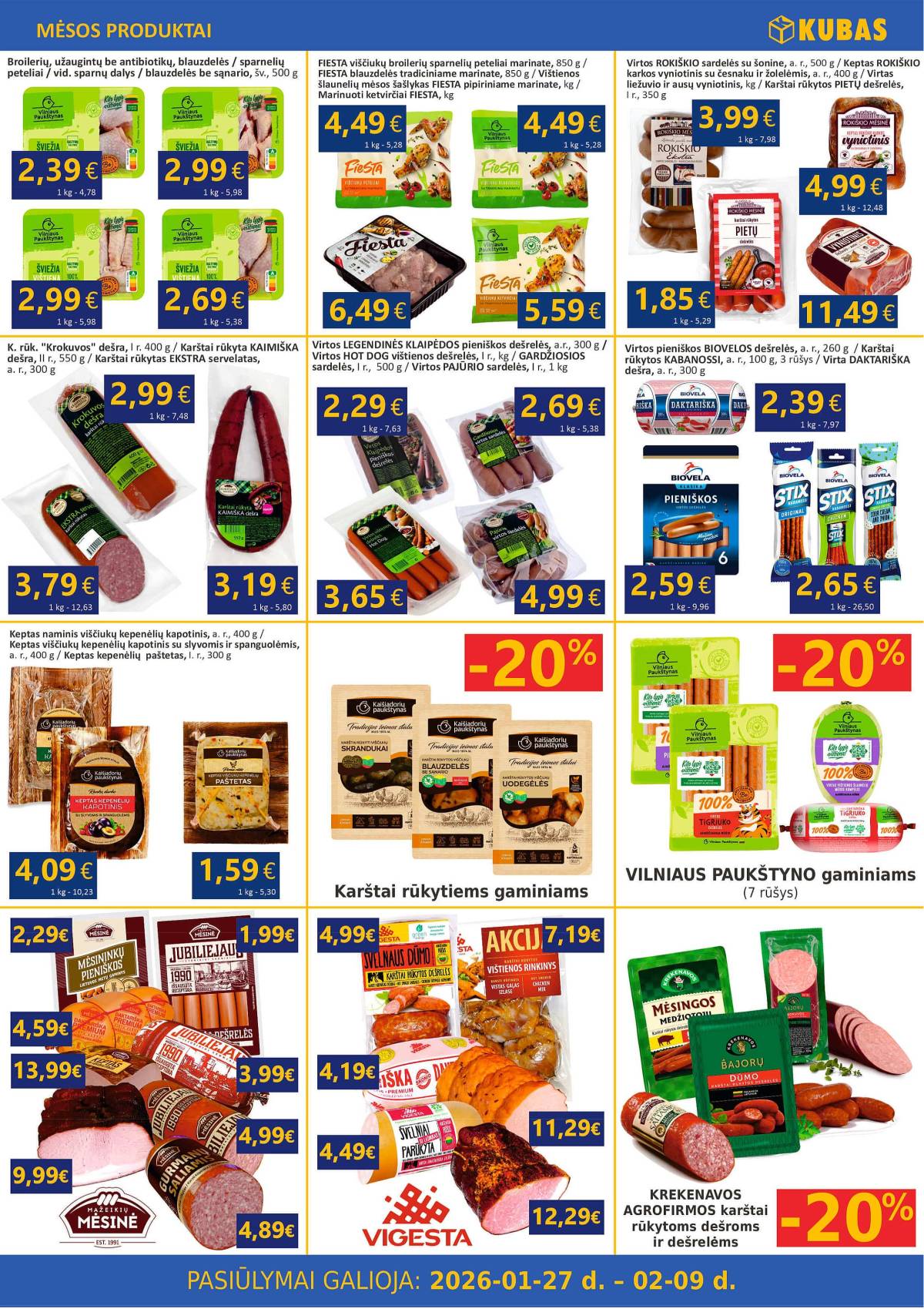 KUBAS - KUBAS akcijų leidinys 3 puslapis