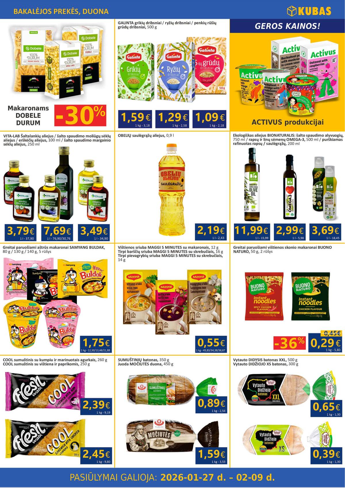 KUBAS - KUBAS akcijų leidinys 5 puslapis