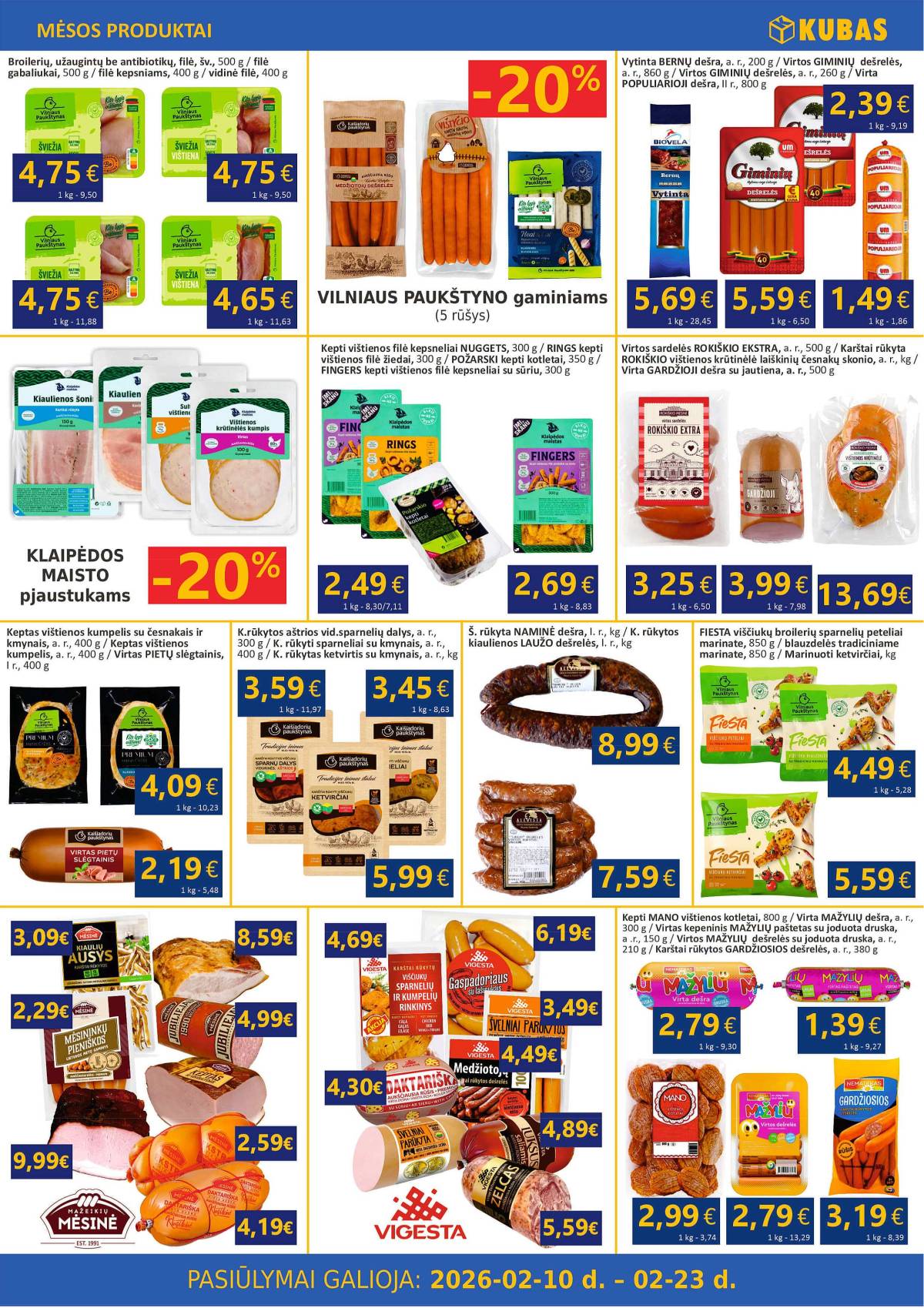 KUBAS - KUBAS akcijų leidinys 2 puslapis