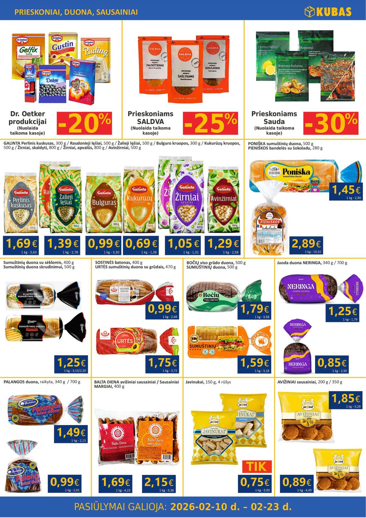 KUBAS - KUBAS akcijų leidinys 6 puslapis