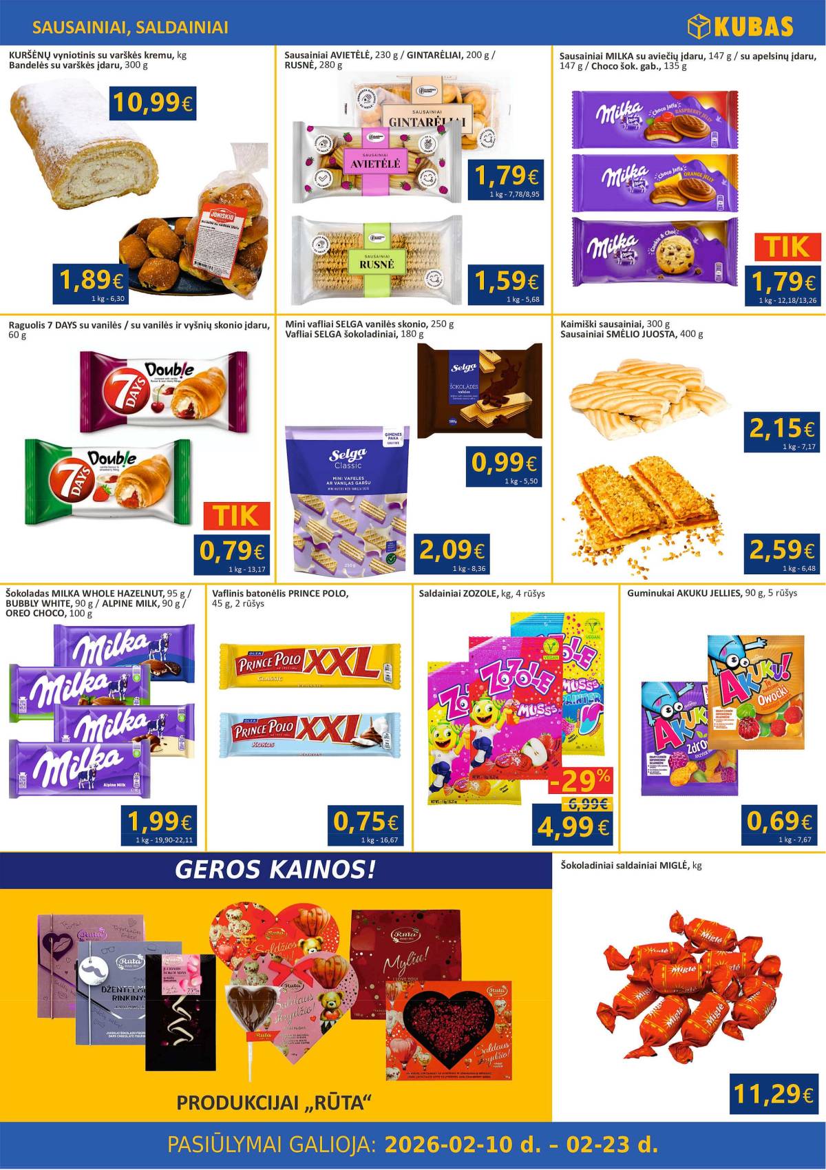 KUBAS - KUBAS akcijų leidinys 7 puslapis