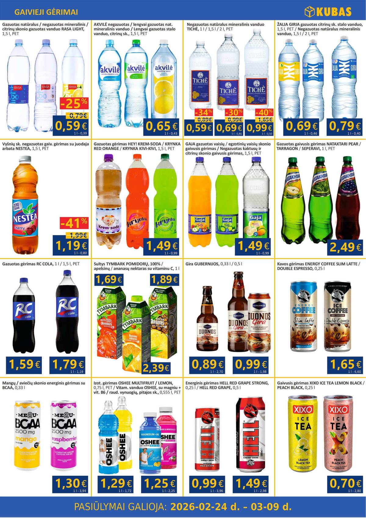 KUBAS - KUBAS akcijų leidinys 10 puslapis