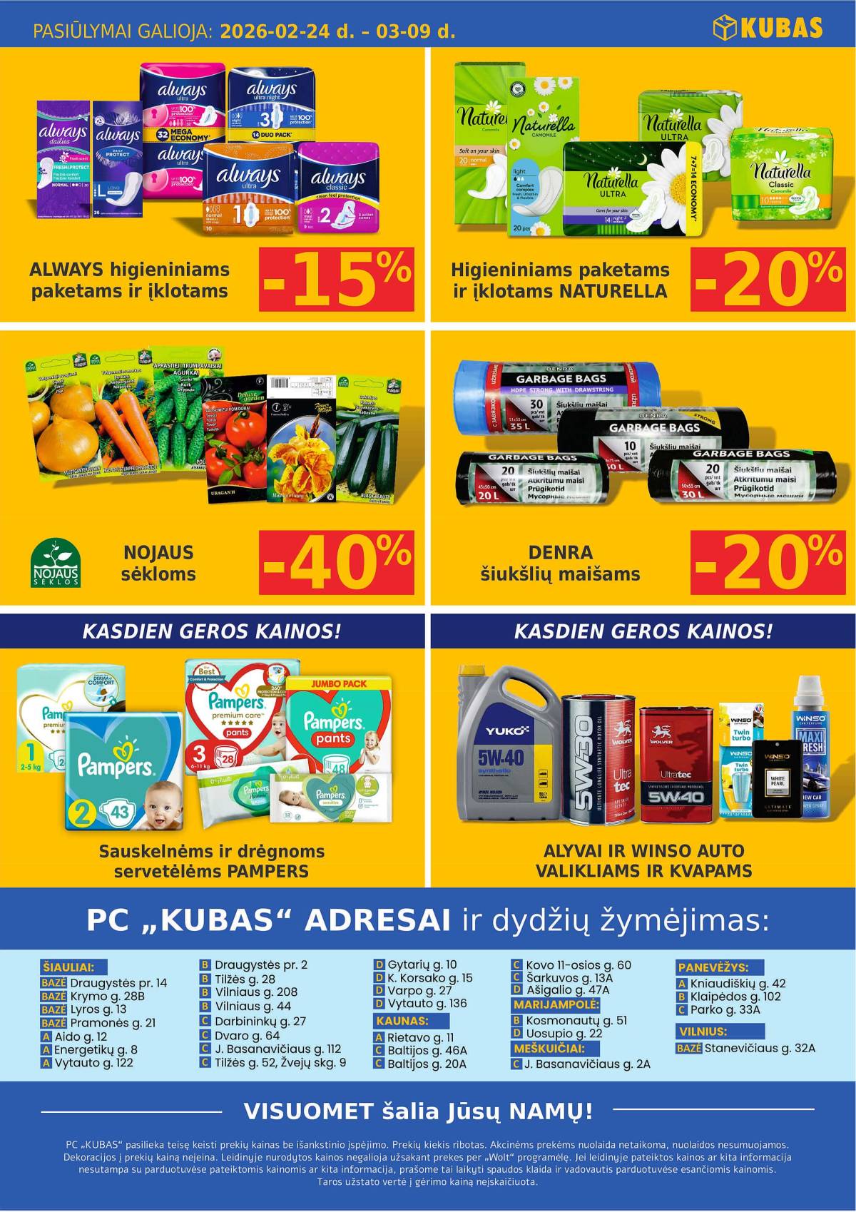 KUBAS - KUBAS akcijų leidinys 12 puslapis