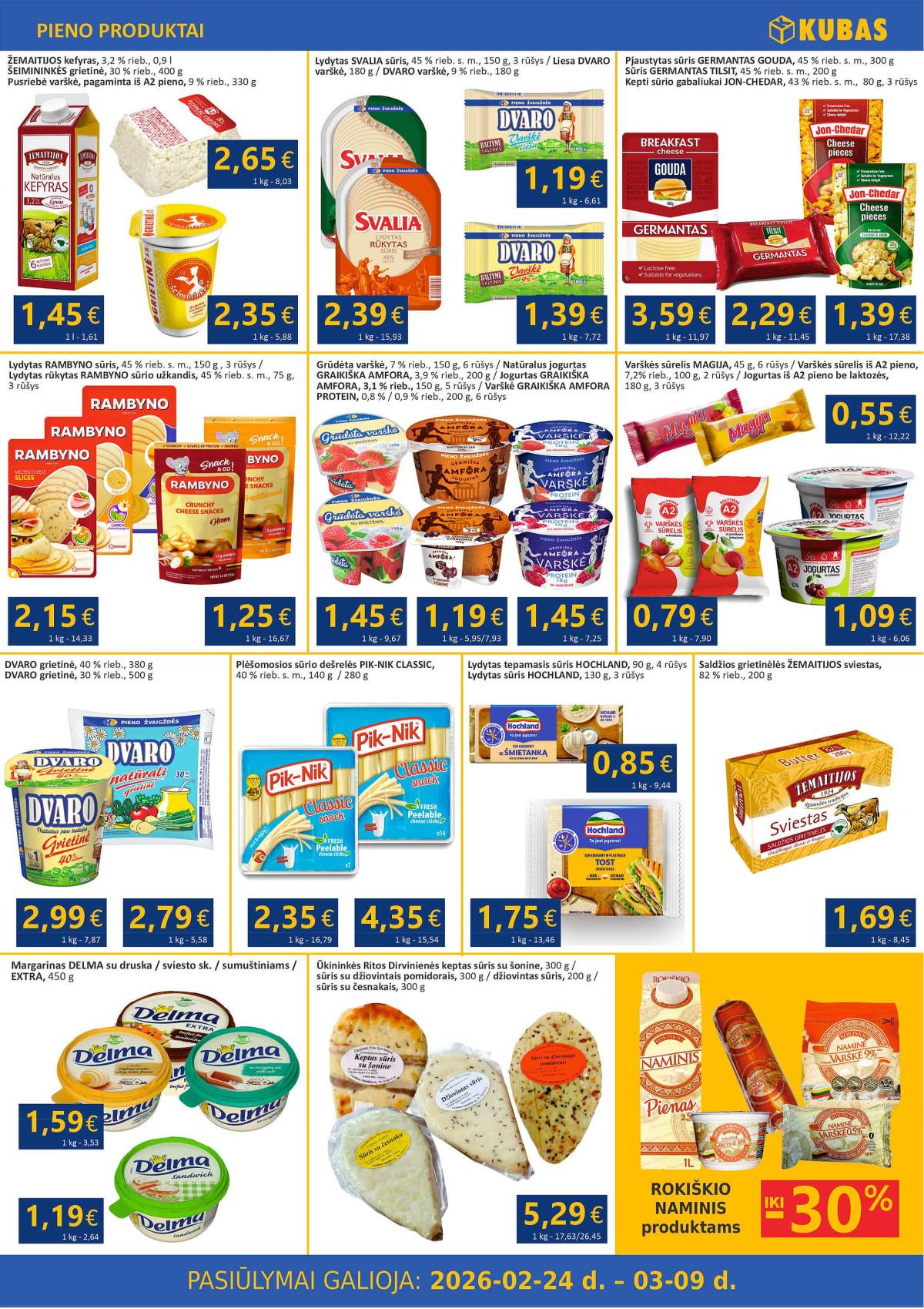 KUBAS - KUBAS akcijų leidinys 2 puslapis