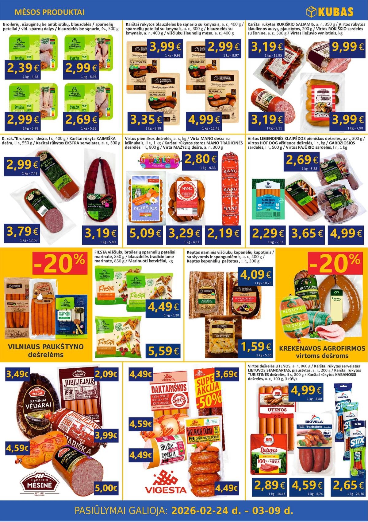 KUBAS - KUBAS akcijų leidinys 3 puslapis