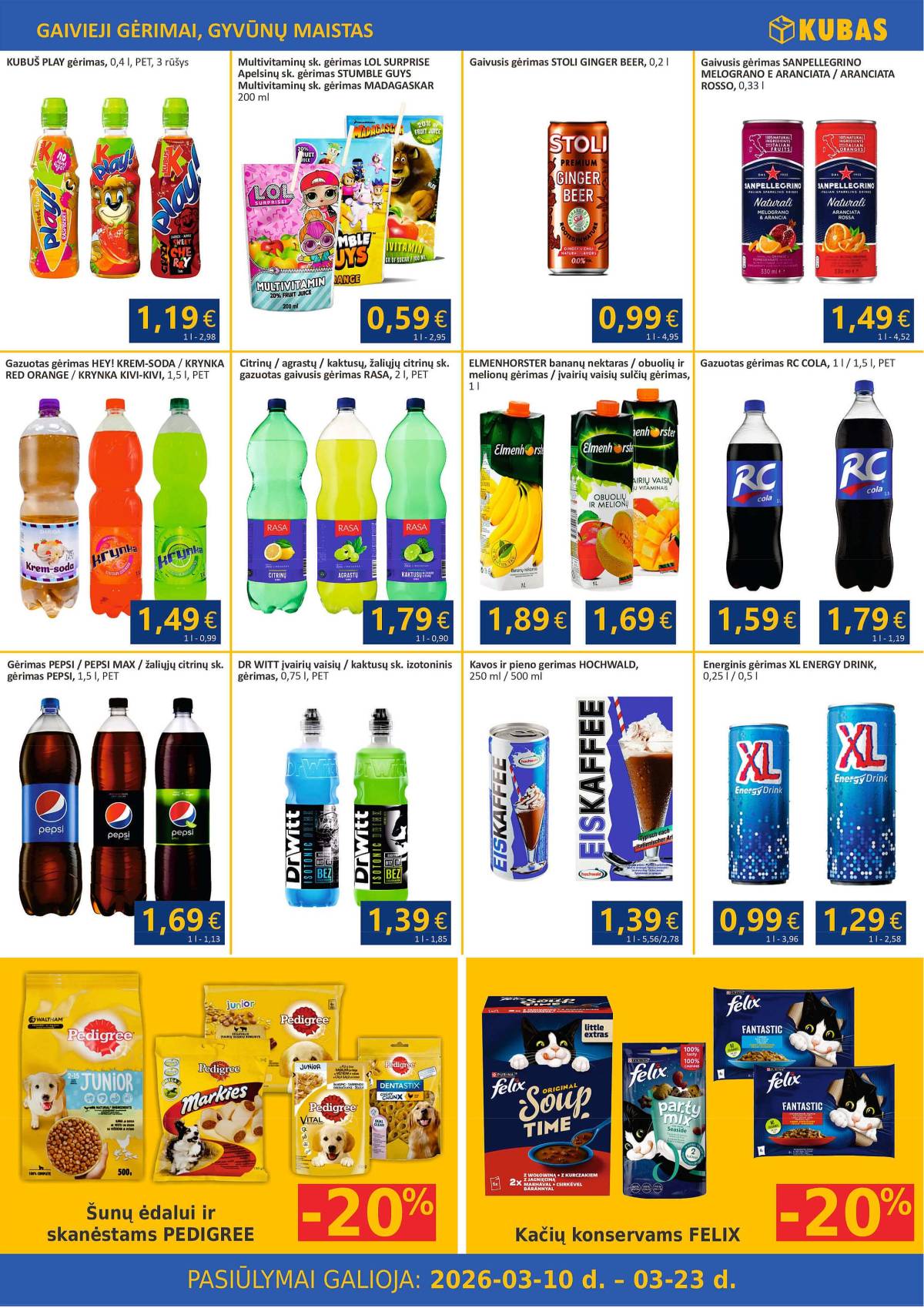 KUBAS - KUBAS akcijų leidinys 10 puslapis