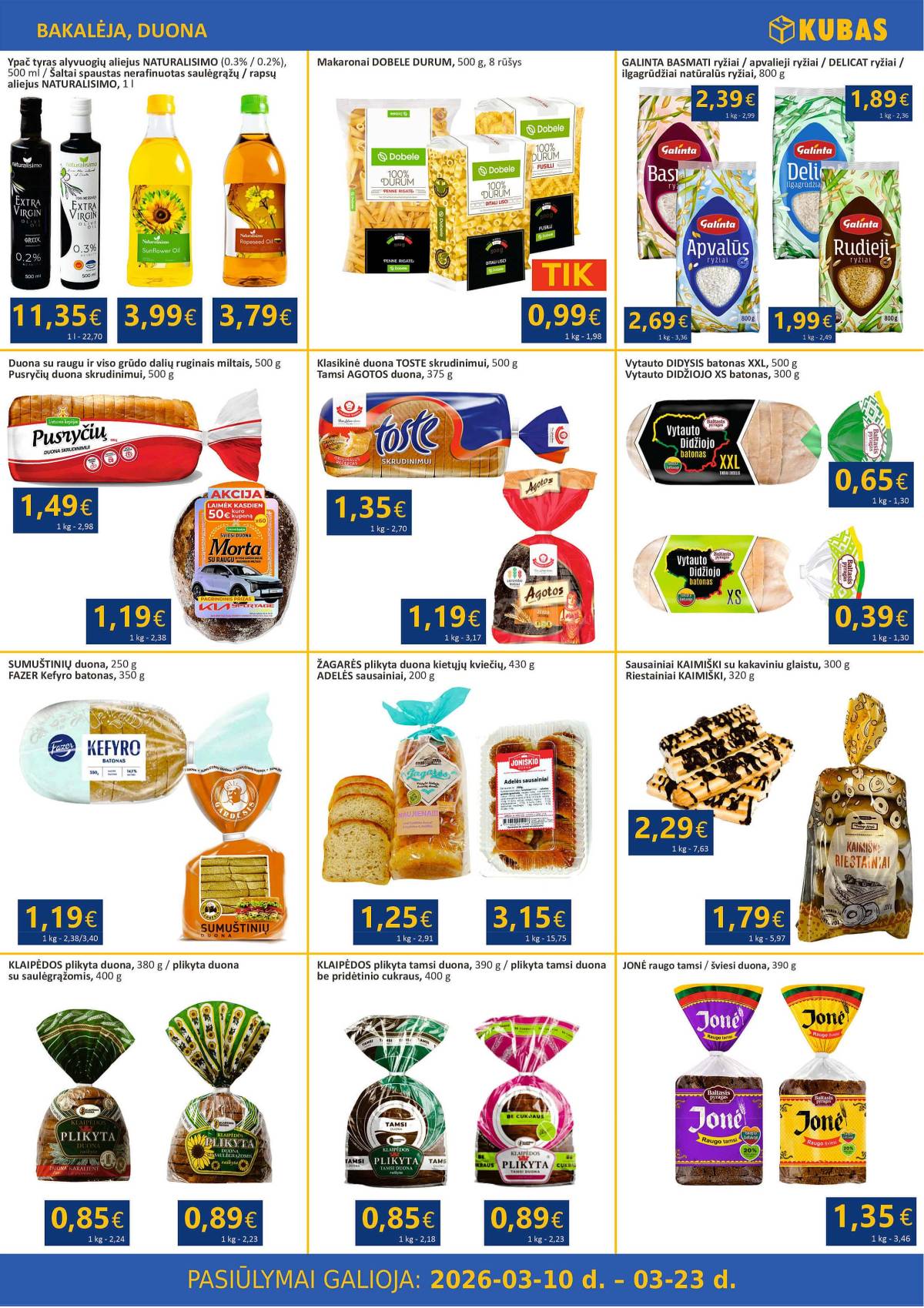 KUBAS - KUBAS akcijų leidinys 6 puslapis