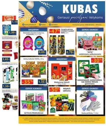 KUBAS - KUBAS akcijų leidinys 2026-03-24 – 2026-04-13