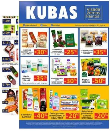 KUBAS - KUBAS akcijų leidinys 2026-04-28 – 2026-05-11