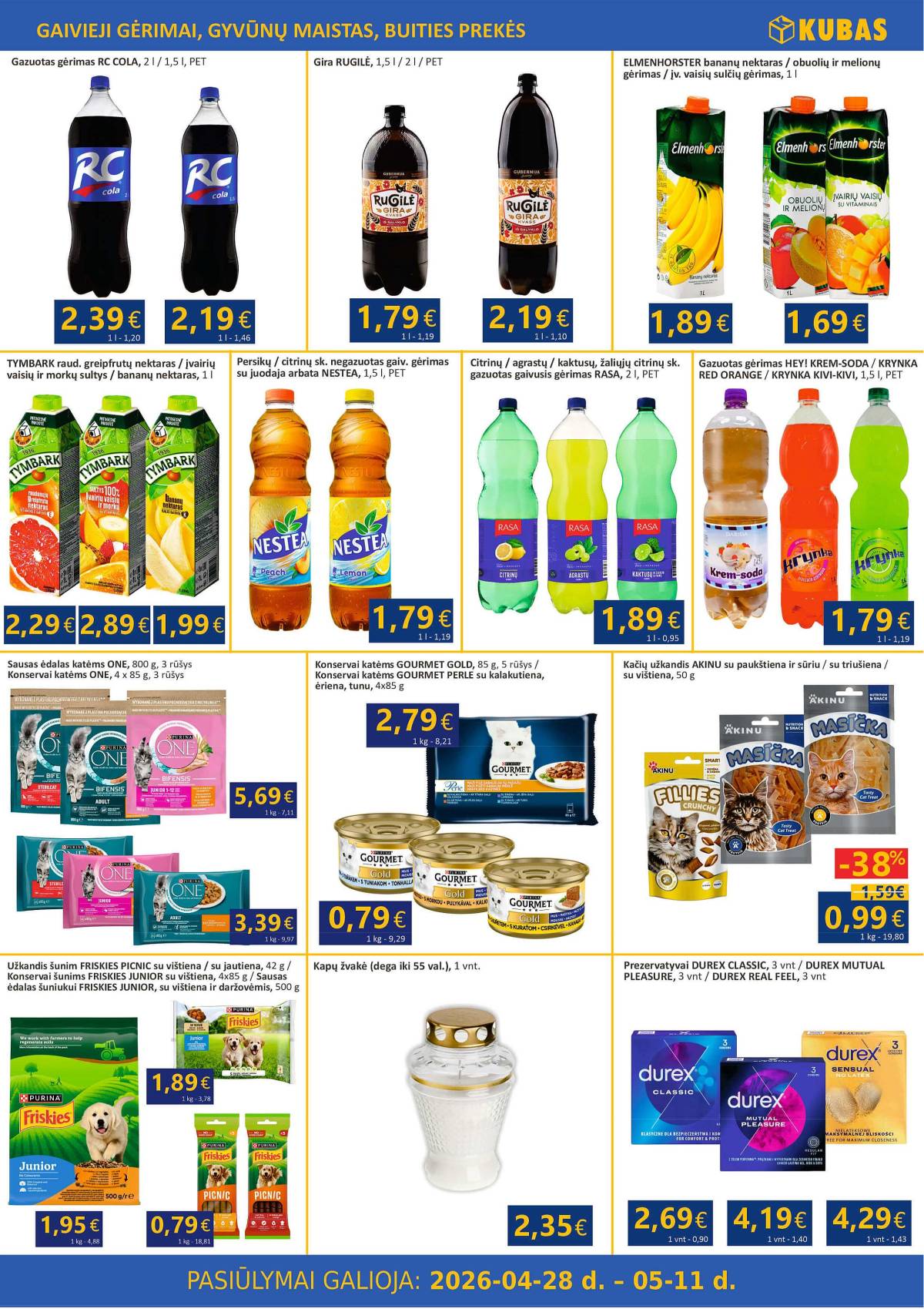 KUBAS - KUBAS akcijų leidinys 10 puslapis