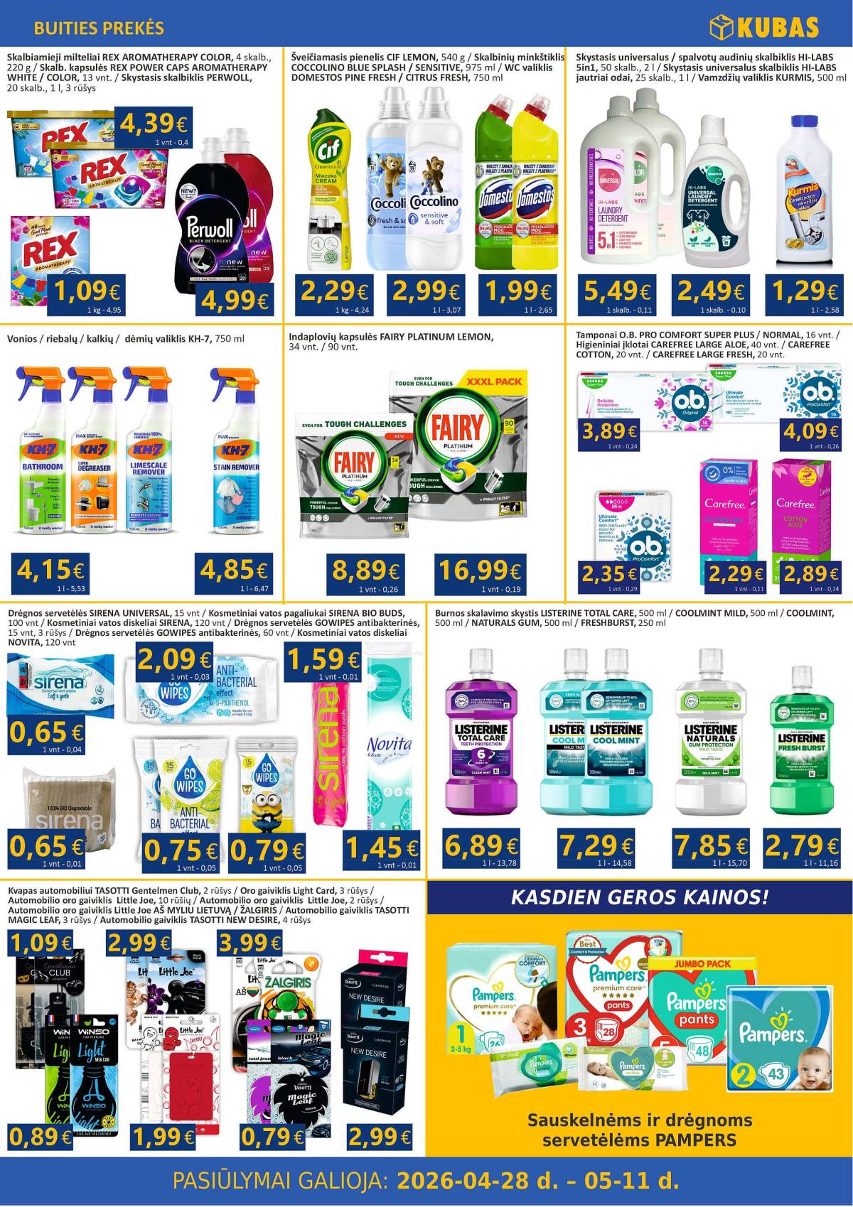 KUBAS - KUBAS akcijų leidinys 11 puslapis