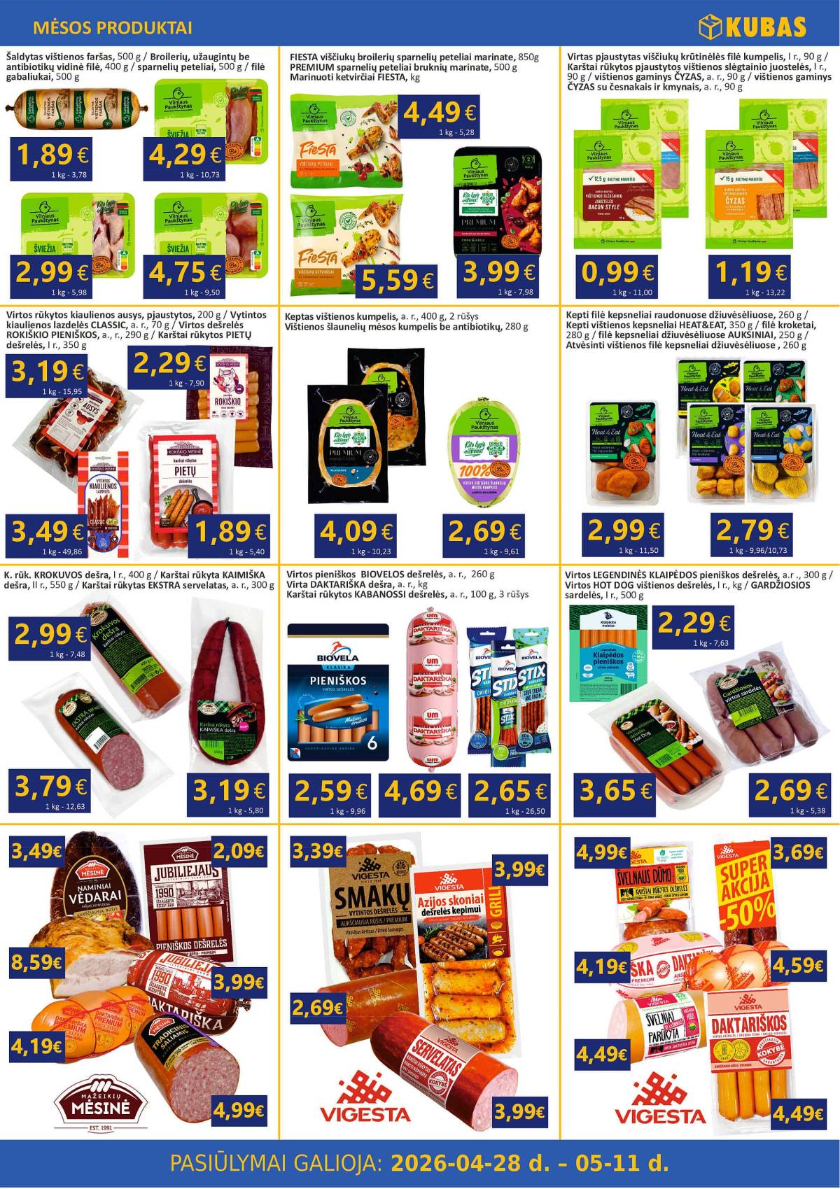 KUBAS - KUBAS akcijų leidinys 2 puslapis