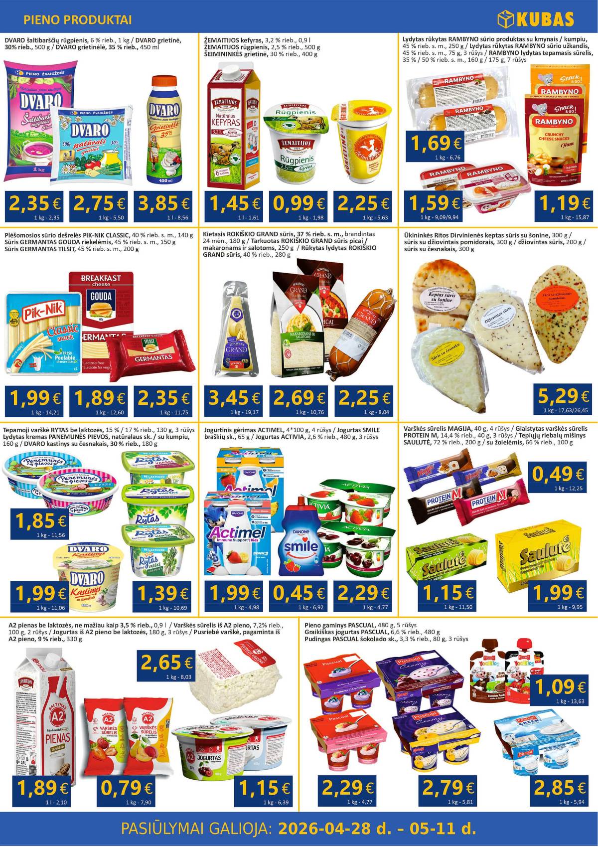 KUBAS - KUBAS akcijų leidinys 3 puslapis