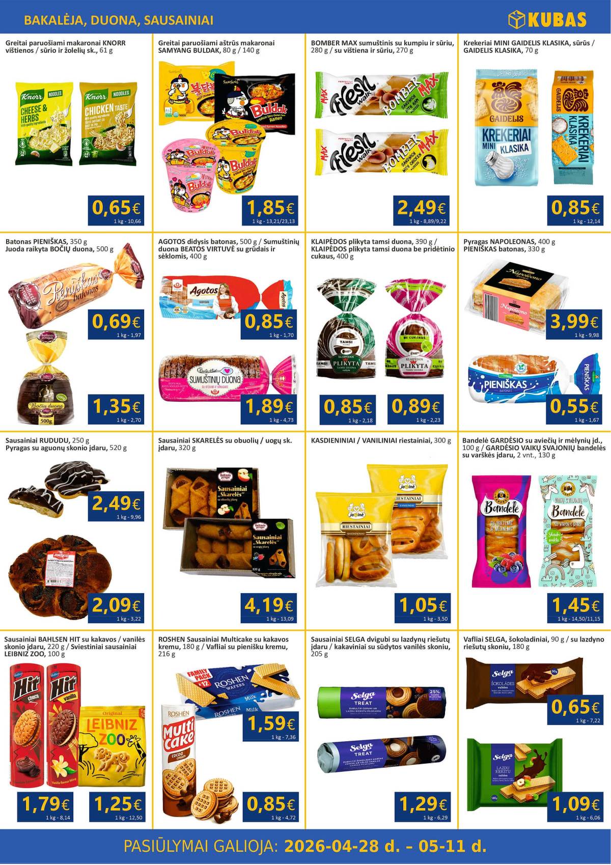 KUBAS - KUBAS akcijų leidinys 6 puslapis