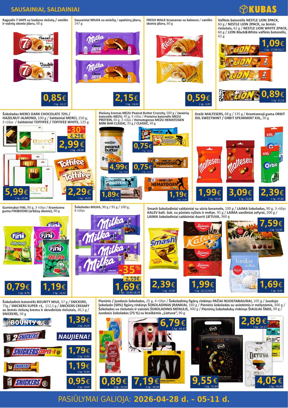 KUBAS - KUBAS akcijų leidinys 7 puslapis