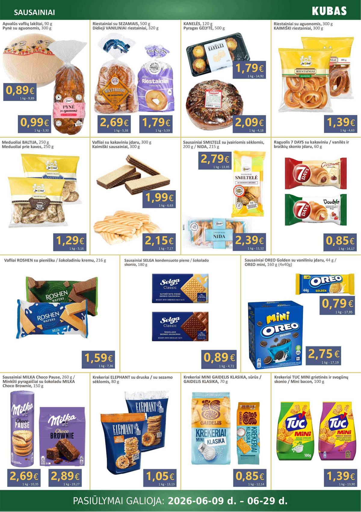 KUBAS - KUBAS akcijų leidinys 10 puslapis