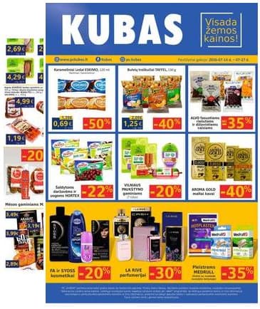 KUBAS - KUBAS akcijų leidinys 2026-07-14 – 2026-07-27