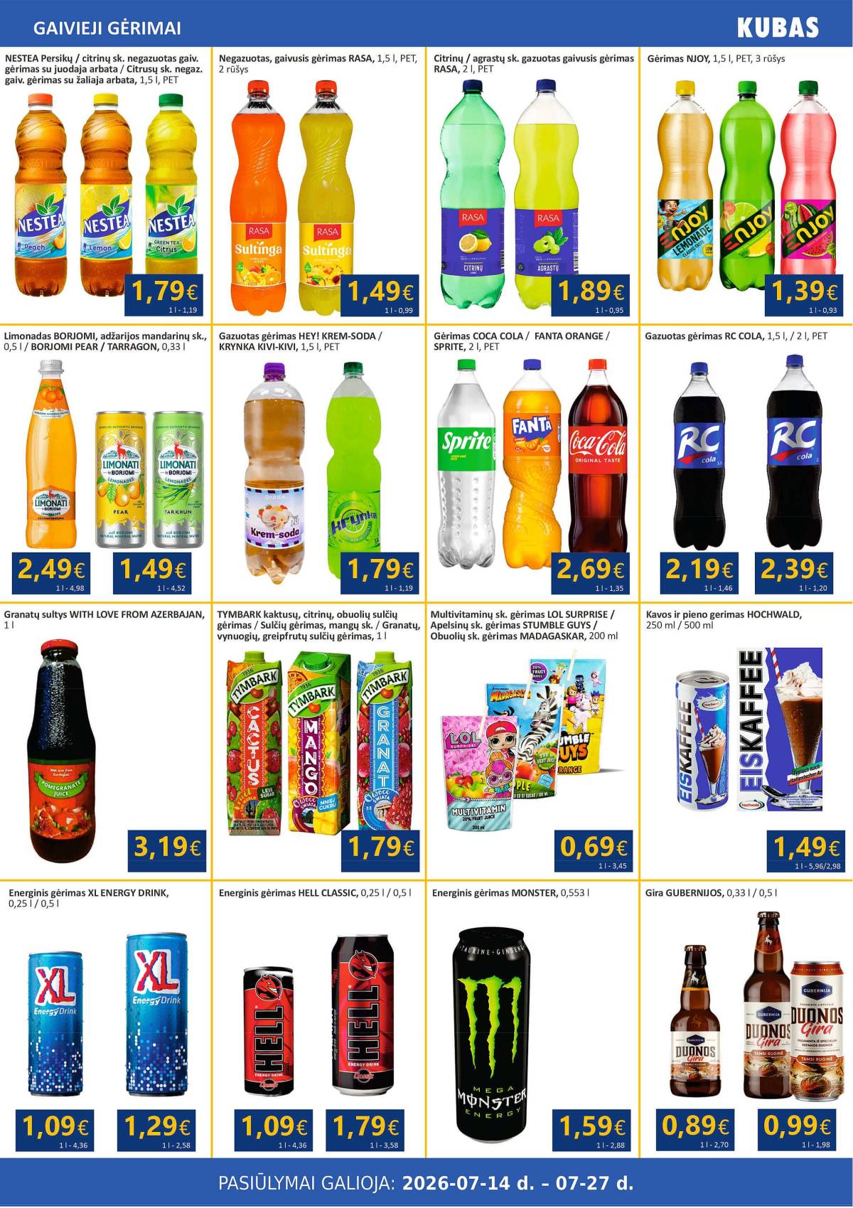 KUBAS - KUBAS akcijų leidinys 10 puslapis