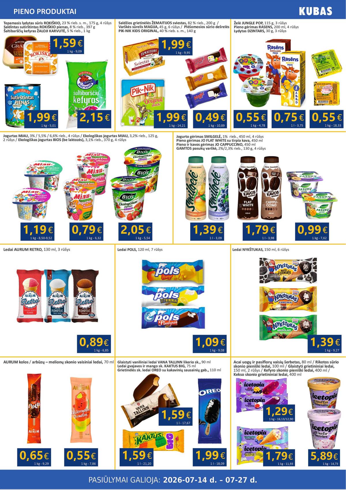 KUBAS - KUBAS akcijų leidinys 4 puslapis