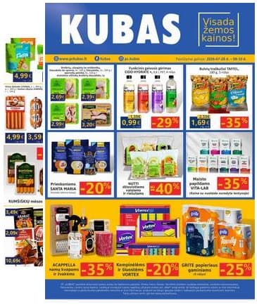 KUBAS - KUBAS akcijų leidinys 2026-07-28 – 2026-08-10