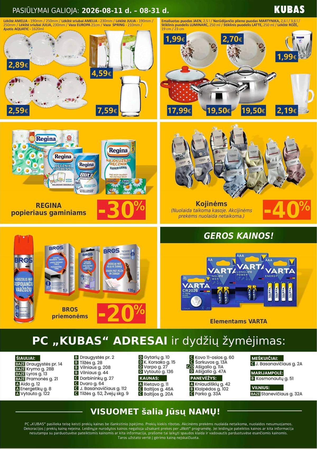 KUBAS - KUBAS akcijų leidinys 21 puslapis