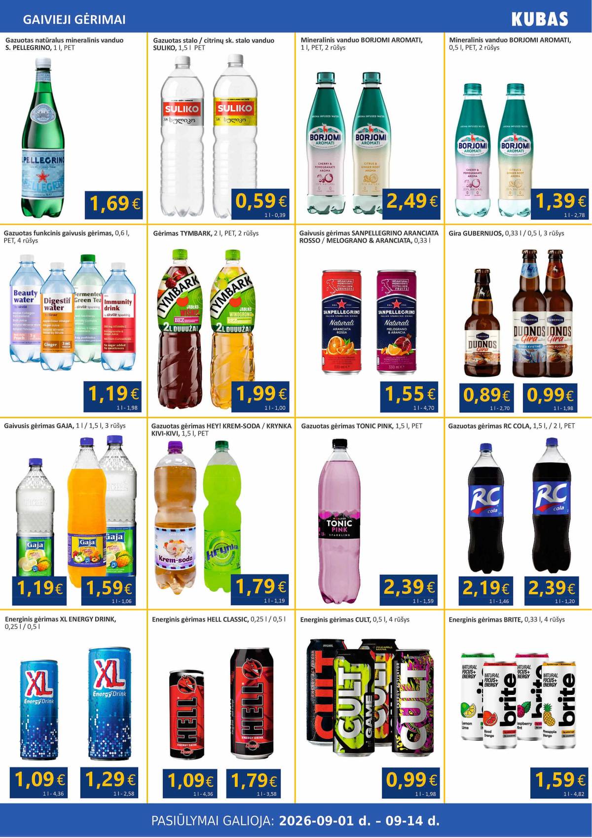 KUBAS - KUBAS akcijų leidinys 9 puslapis