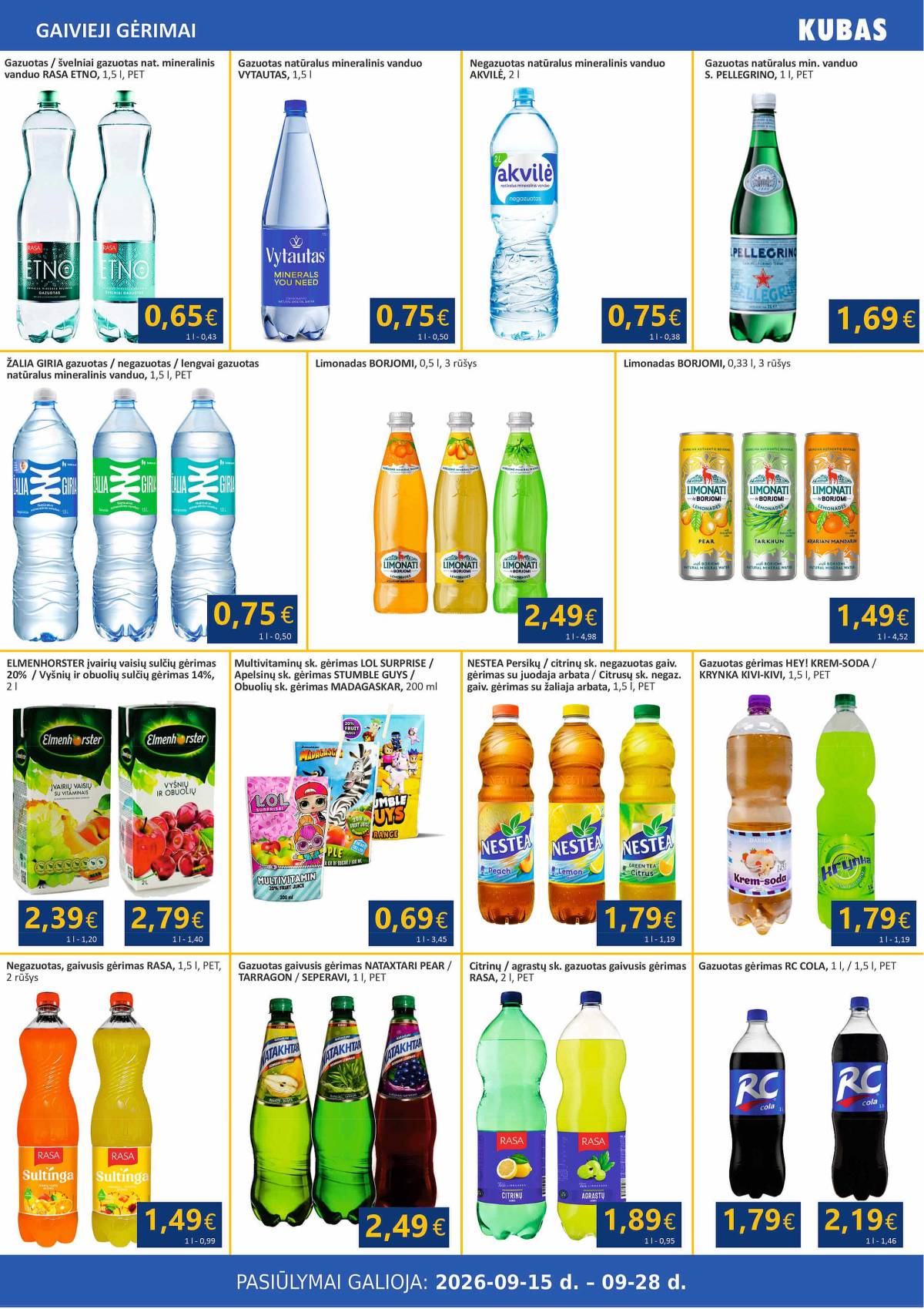 KUBAS - KUBAS akcijų leidinys 11 puslapis