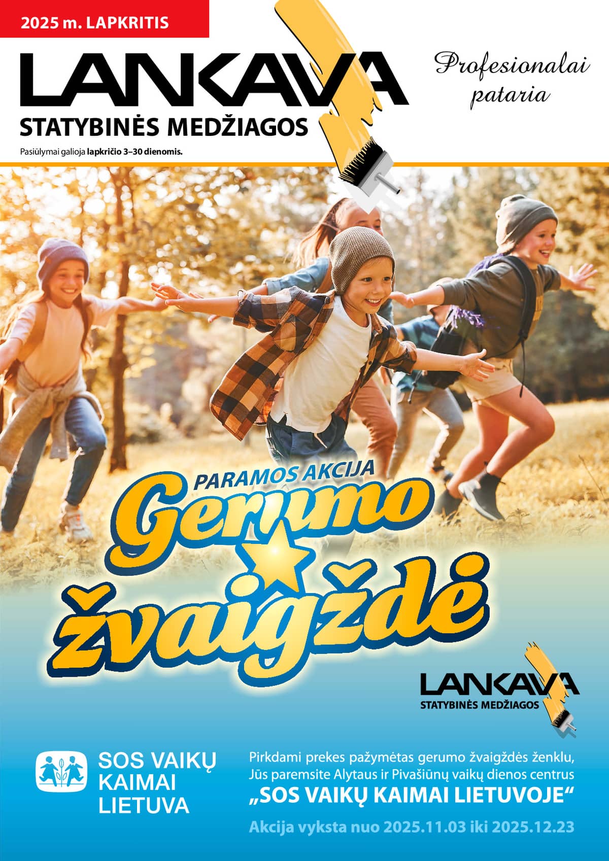 Lankava - Lankava akcijų leidinys | 2025-11-01 - 2025-11-30 1 puslapis