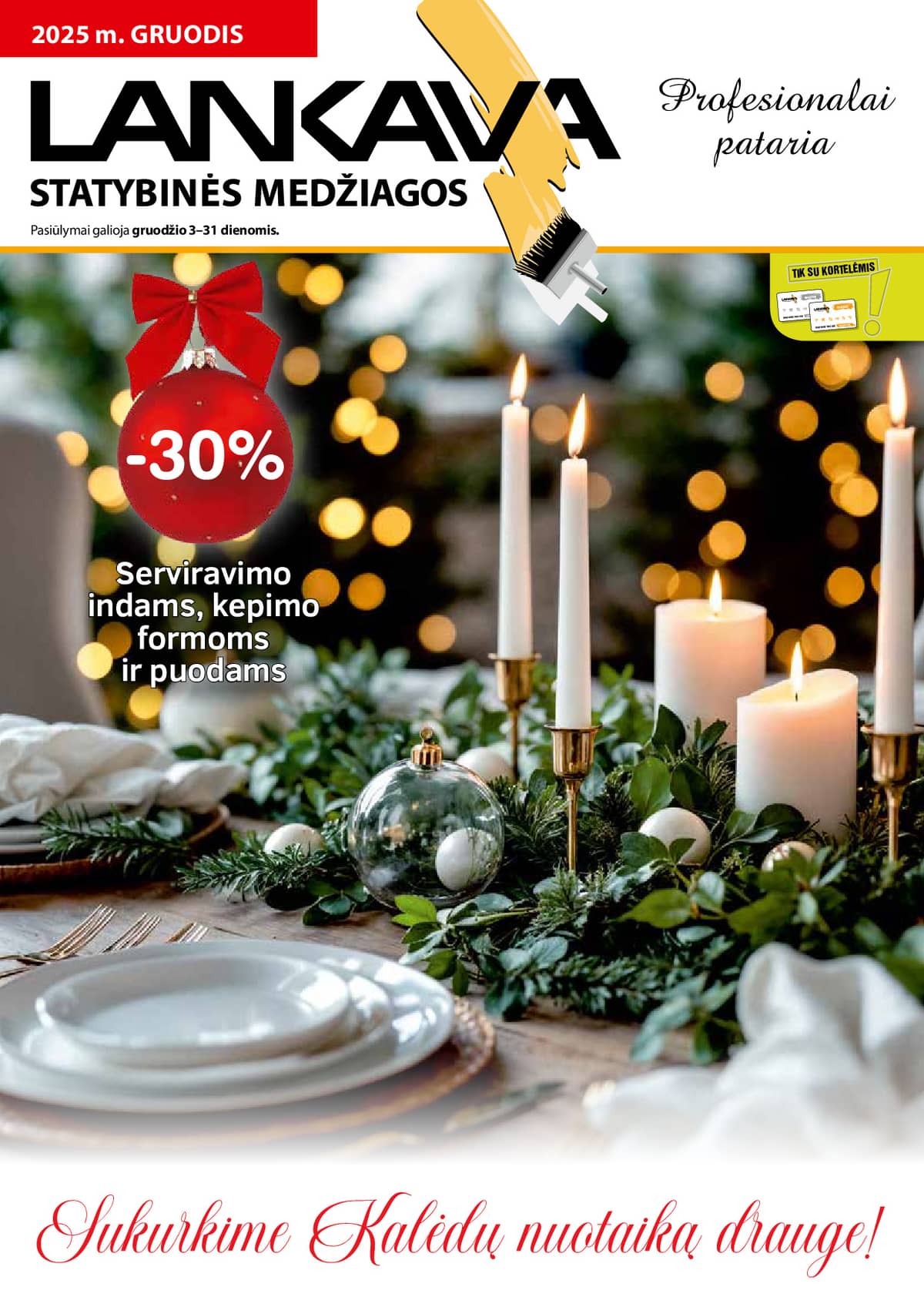 Lankava - Lankava akcijų leidinys | 2025-12-03 - 2025-12-31 1 puslapis