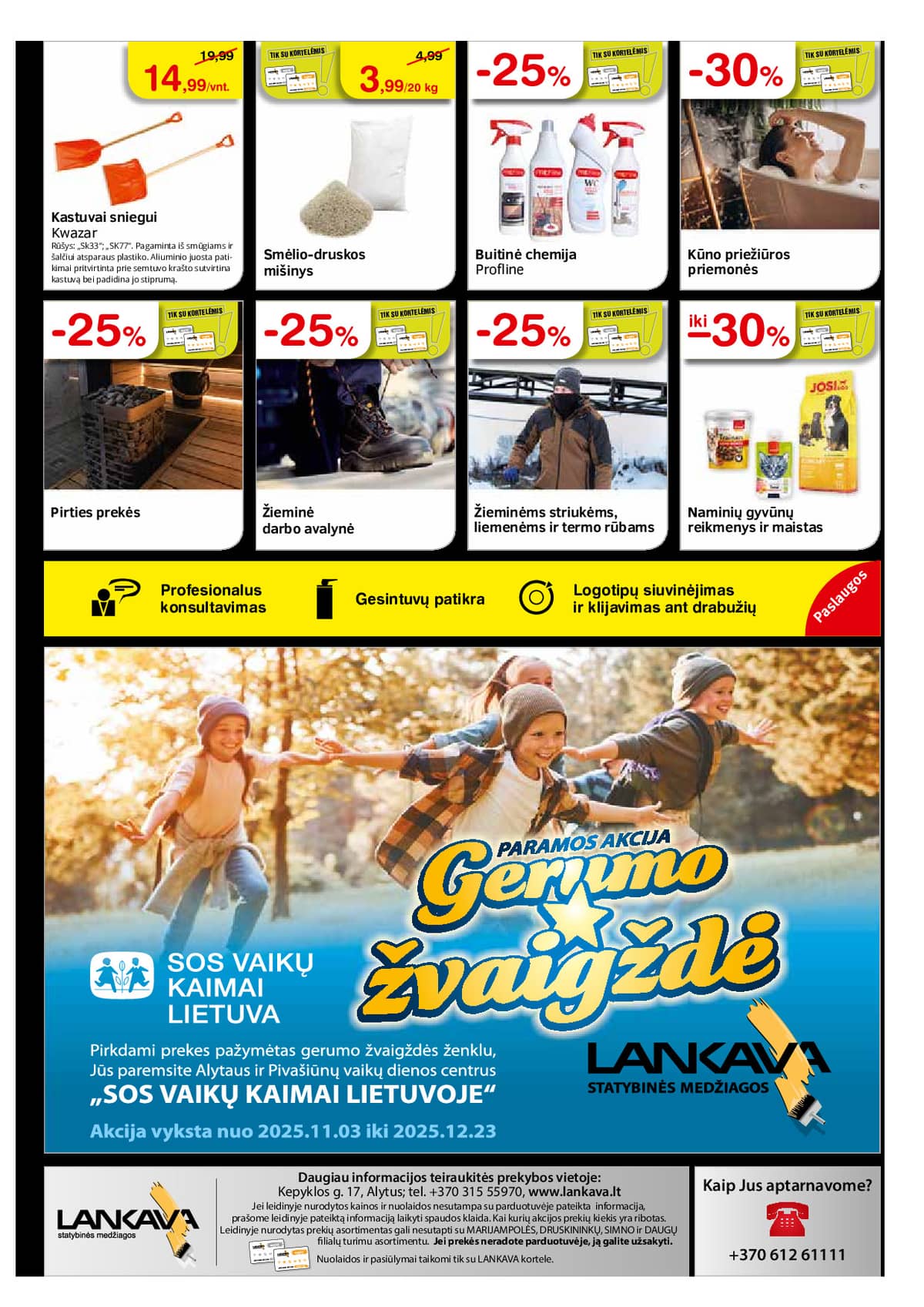 Lankava - Lankava akcijų leidinys | 2025-12-03 - 2025-12-31 8 puslapis