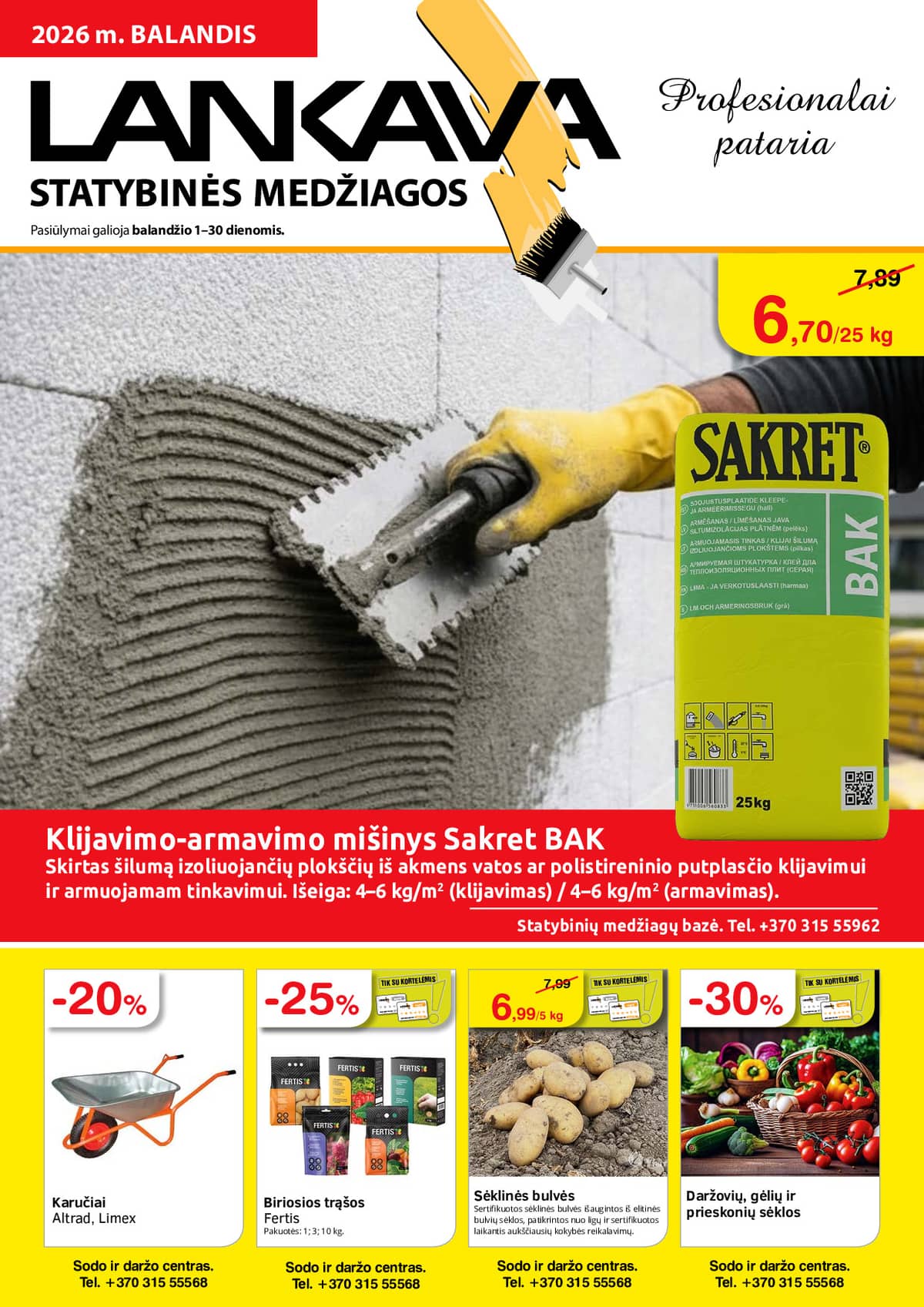 Lankava - Lankava akcijų leidinys | 2026-04-01 - 2026-04-30 1 puslapis