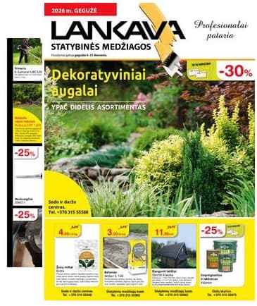Lankava - Lankava akcijų leidinys | 2026-05-01 - 2026-05-31 2026-05-01 – 2026-05-31