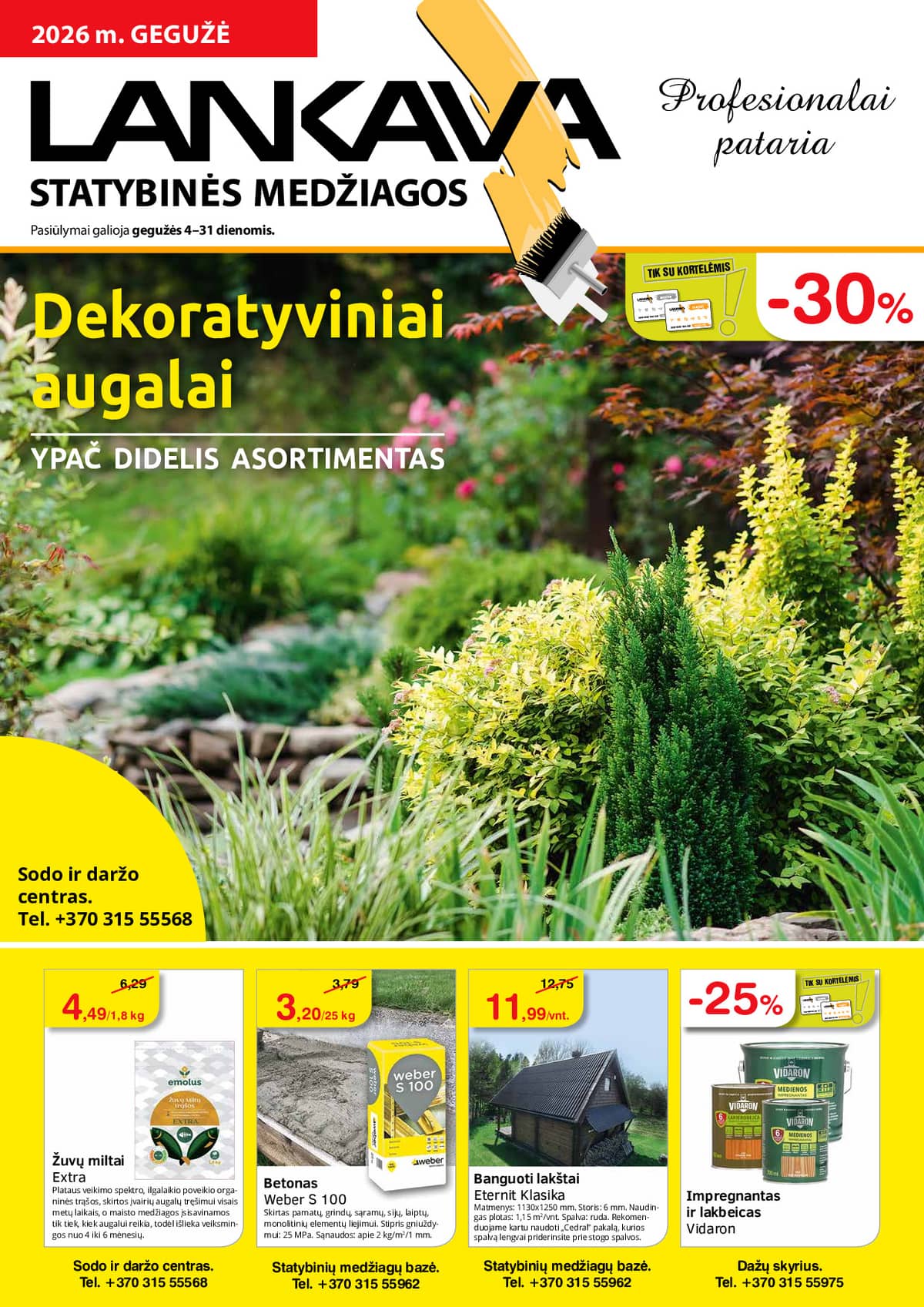 Lankava - Lankava akcijų leidinys | 2026-05-01 - 2026-05-31 1 puslapis