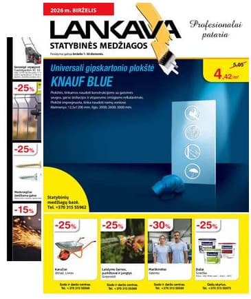 Lankava - Lankava akcijų leidinys birželis 2026-06-01 – 2026-06-30