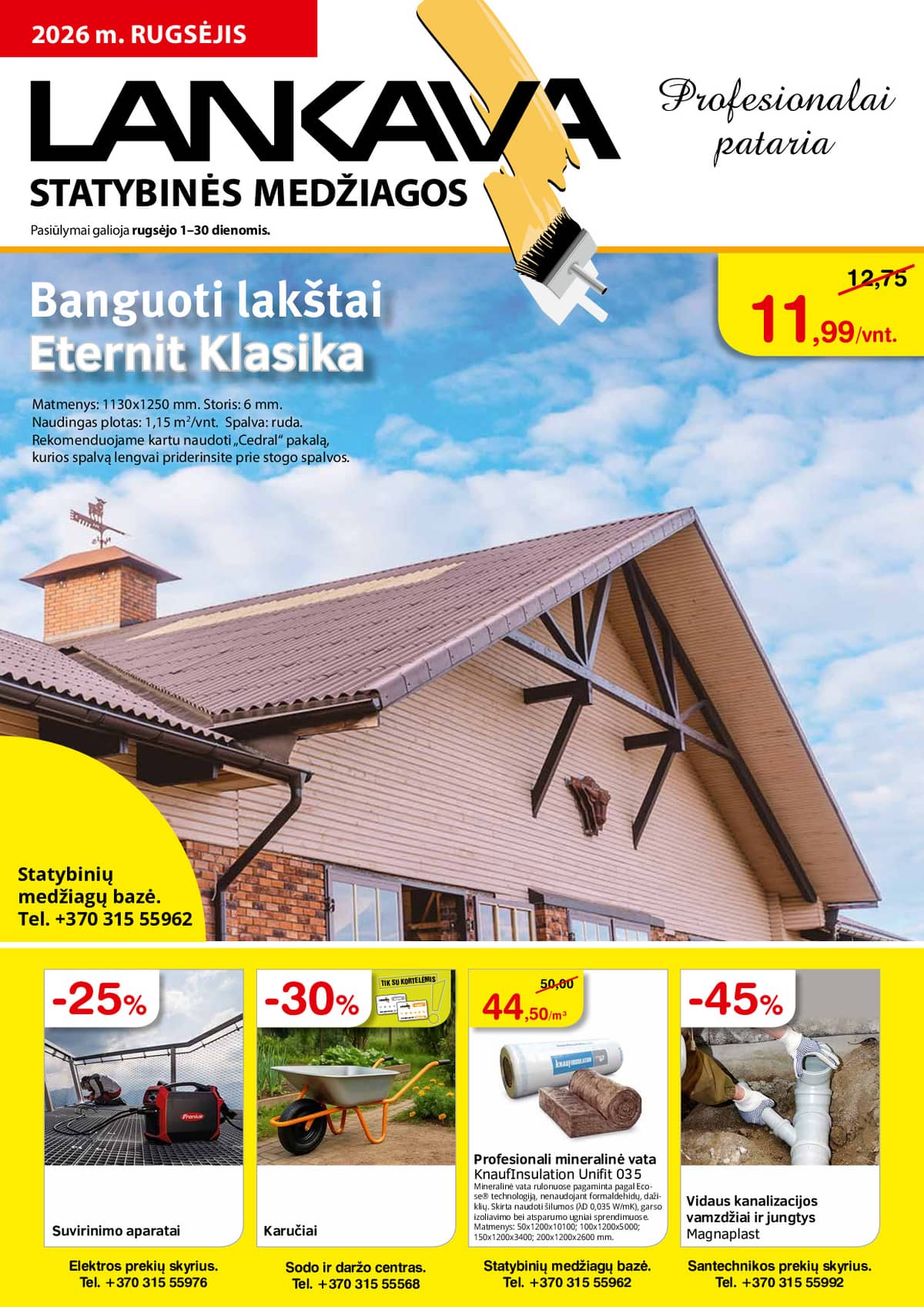 Lankava - Lankava akcijų leidinys | 2026-09-01 - 2026-09-30 1 puslapis