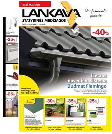 Lankava - Lankava akcijų leidinys | 2026 Spalis 2026-10-01 – 2026-10-31