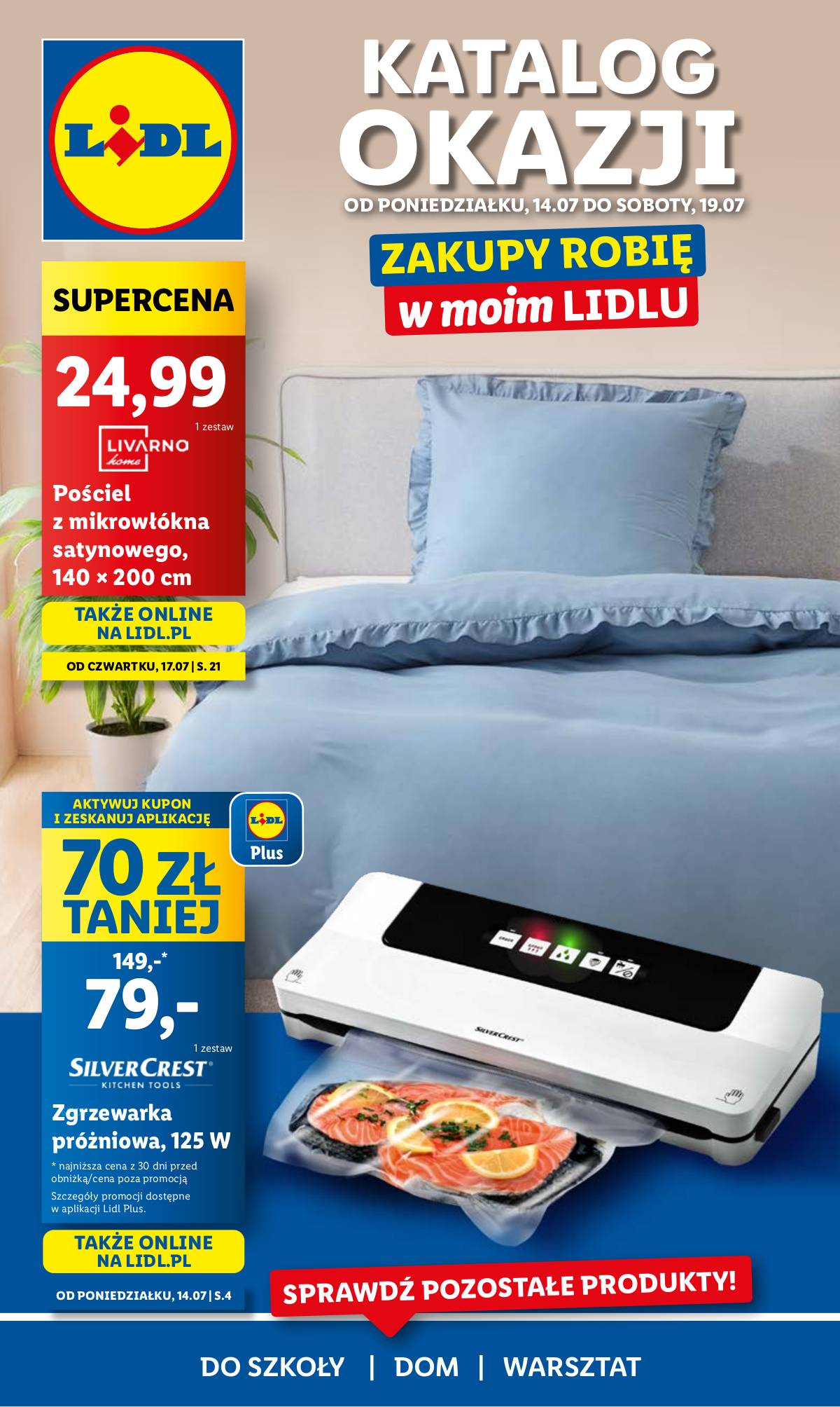 Lidl Lenkija - OFERTA WAŻNA OD 14.07 1 puslapis