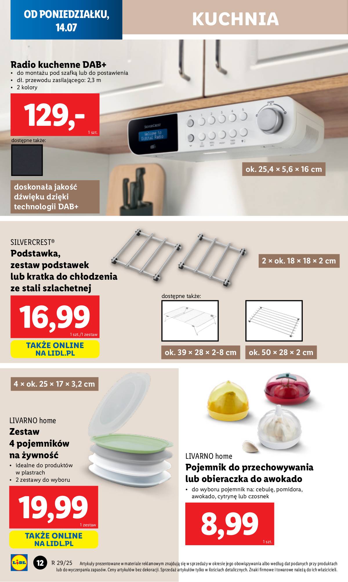 Lidl Lenkija - OFERTA WAŻNA OD 14.07 14 puslapis