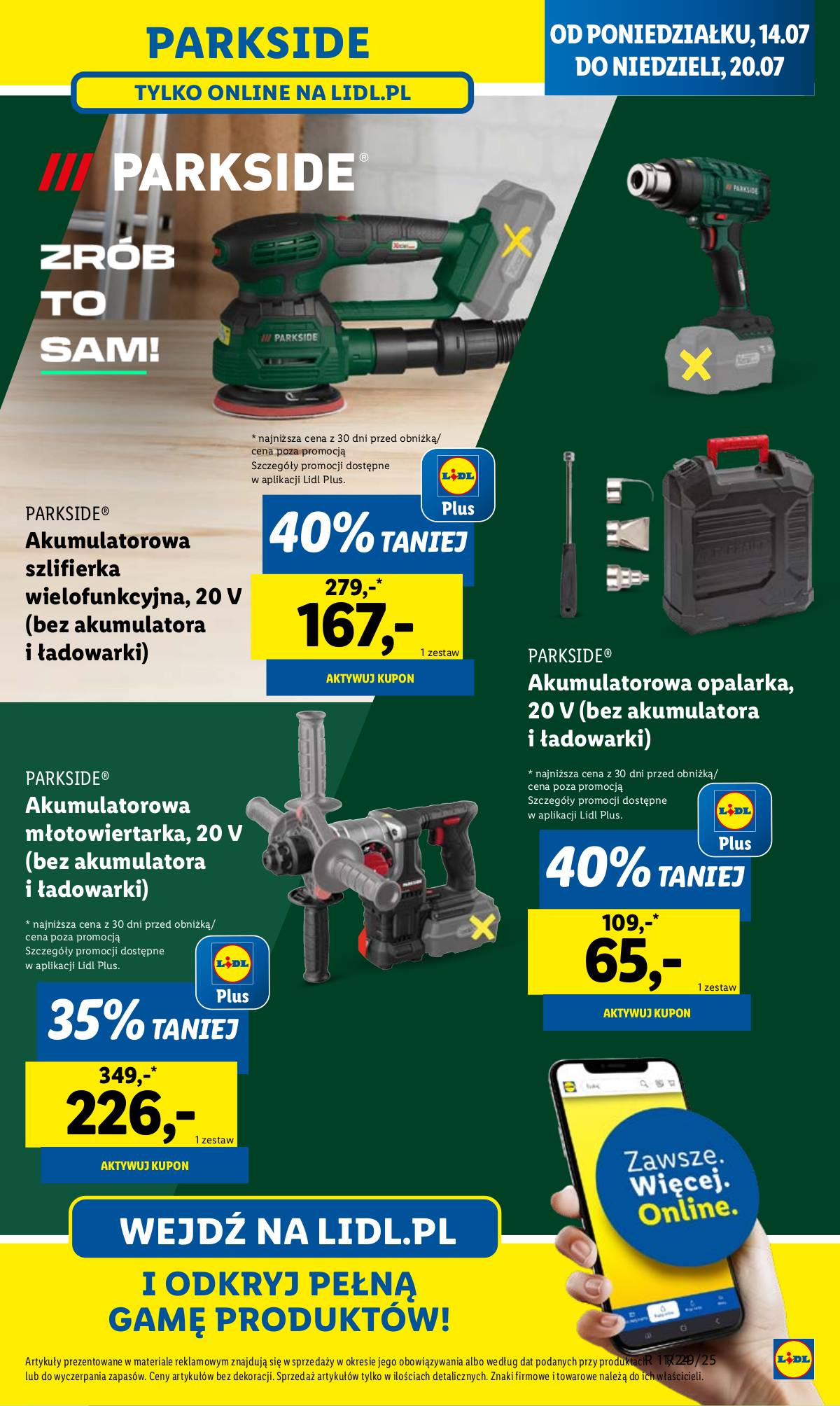 Lidl Lenkija - OFERTA WAŻNA OD 14.07 27 puslapis