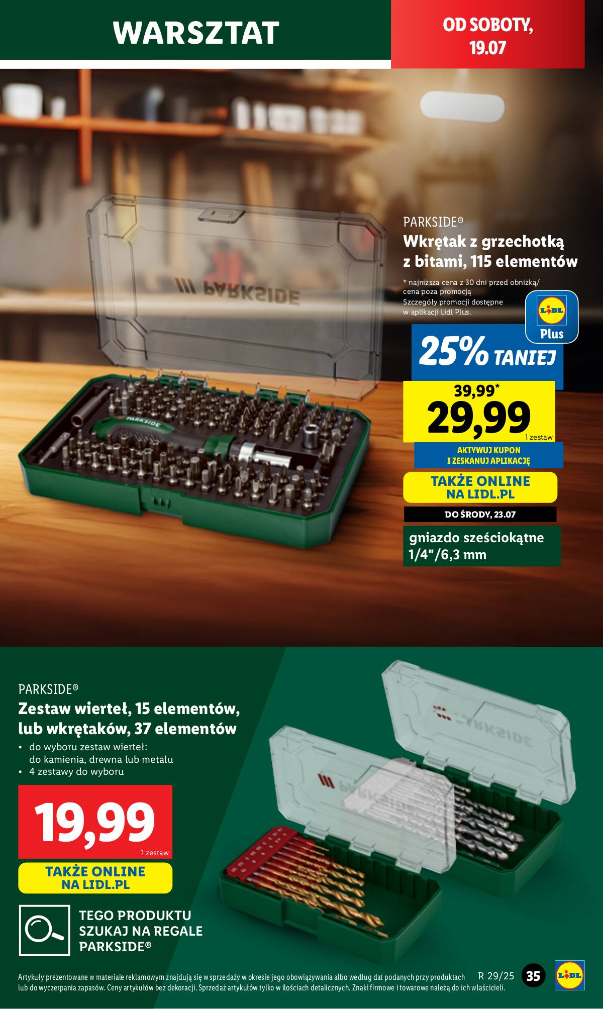 Lidl Lenkija - OFERTA WAŻNA OD 14.07 45 puslapis