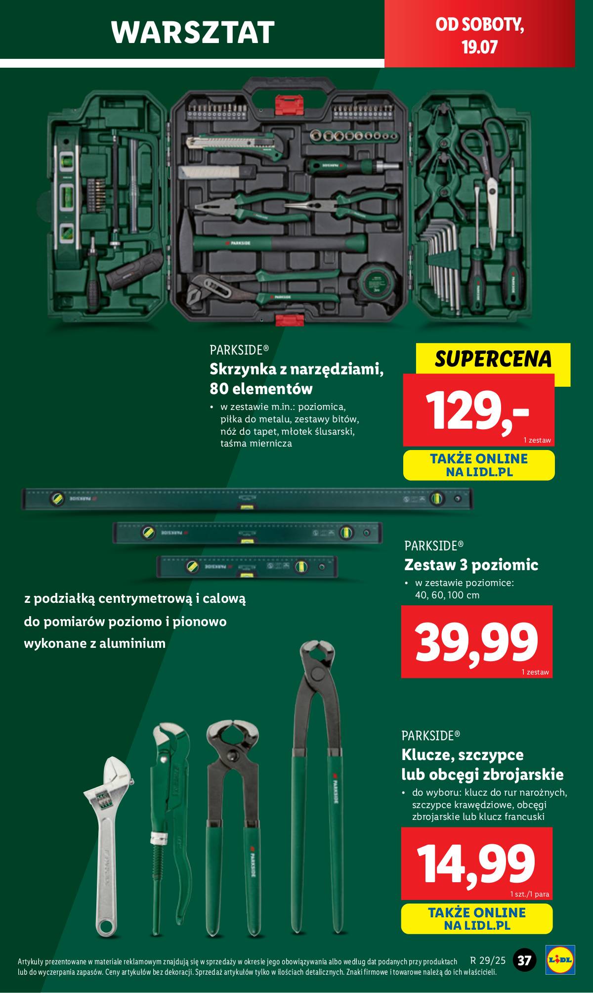 Lidl Lenkija - OFERTA WAŻNA OD 14.07 47 puslapis