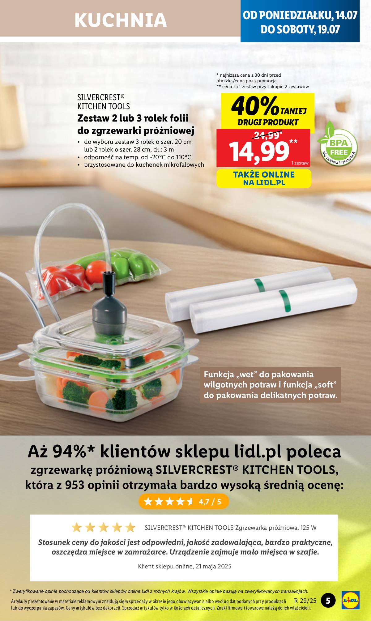 Lidl Lenkija - OFERTA WAŻNA OD 14.07 7 puslapis
