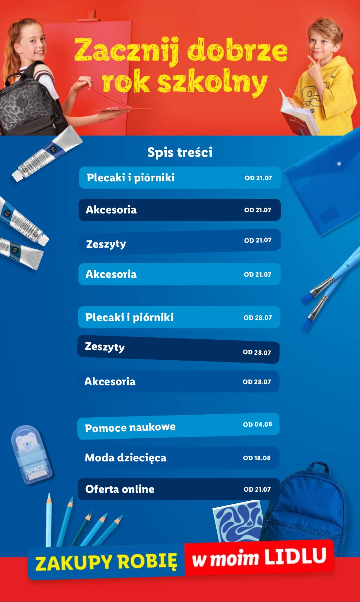 Lidl Lenkija - KATALOG GOTOWI DO SZKOŁY 2 puslapis